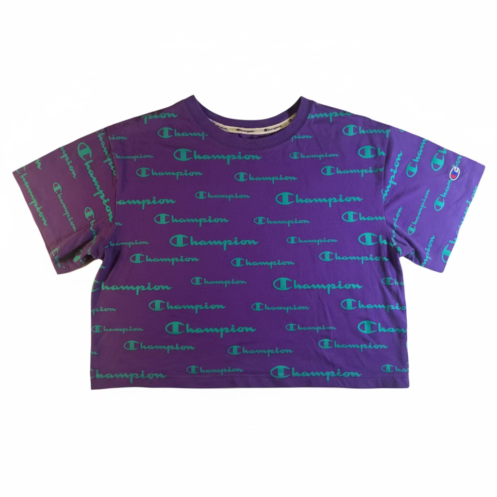 Purple Champion branded t-shirt