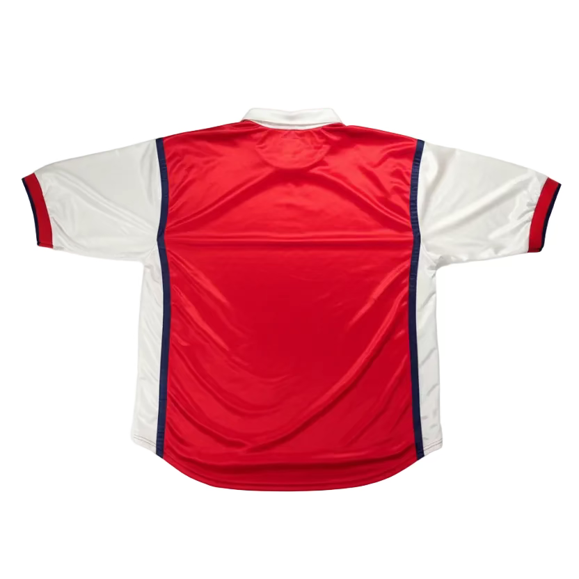 Red and white sports jersey on a white background